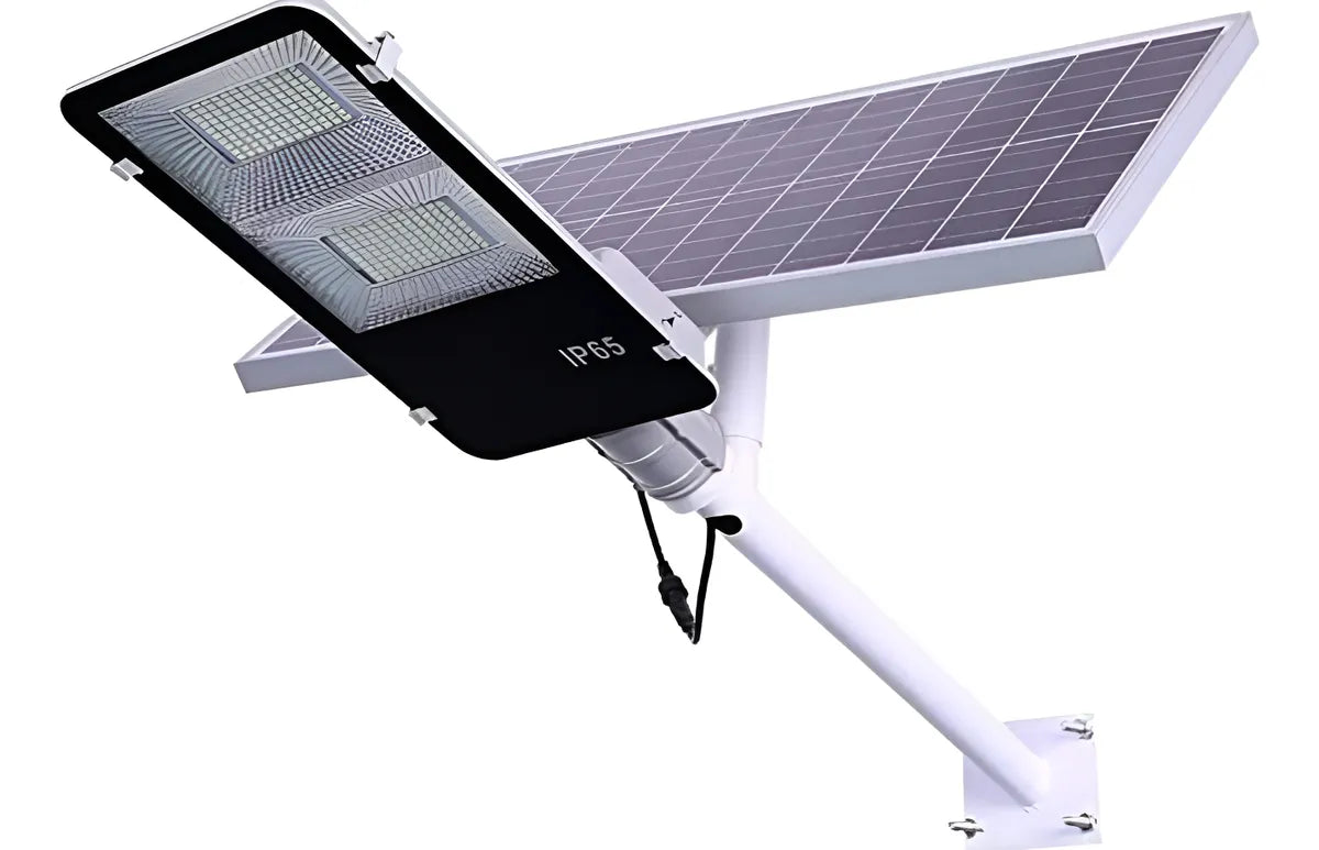 Foco solar luminaria 200w + tubo + panel