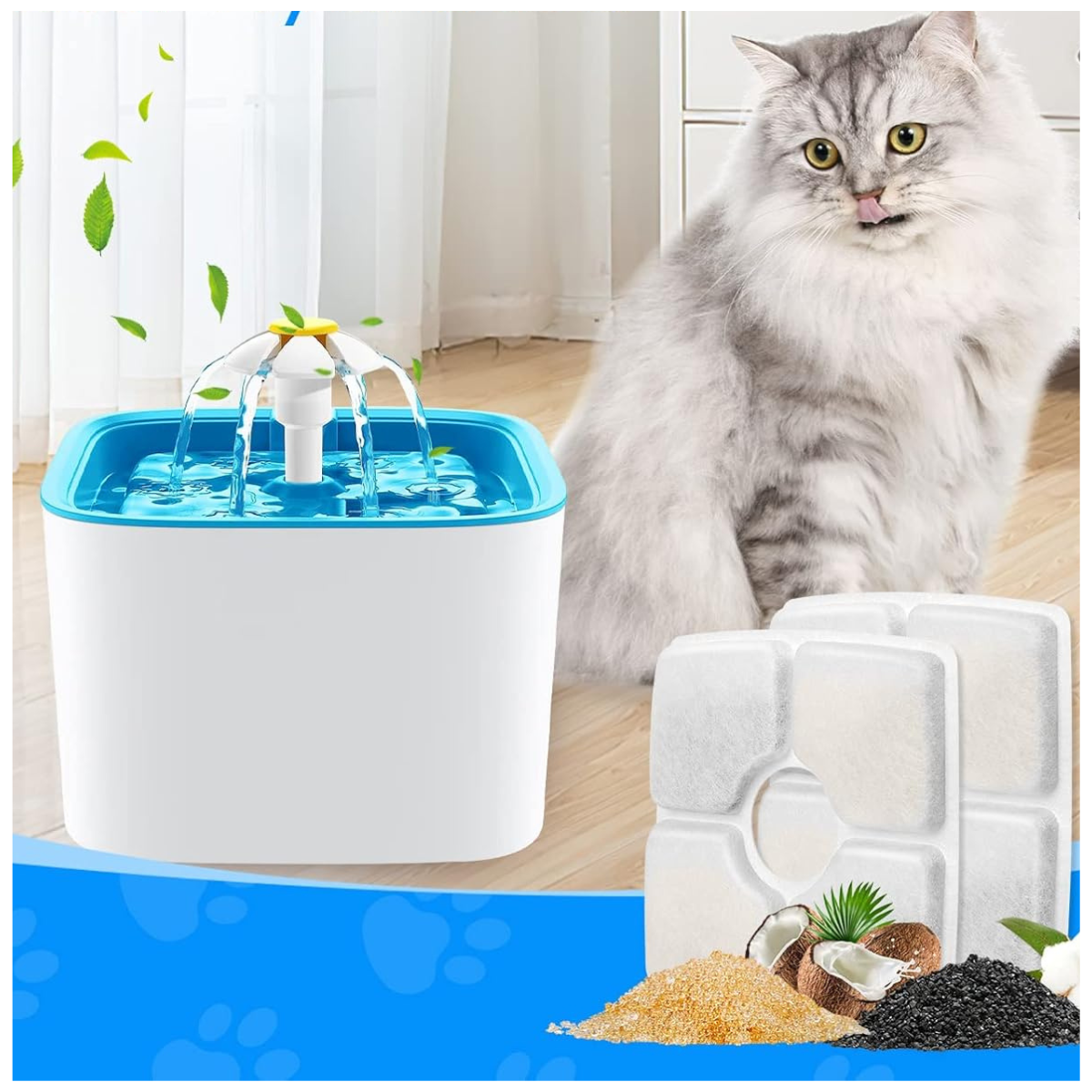 Fuente de Agua Eléctrica con Luces