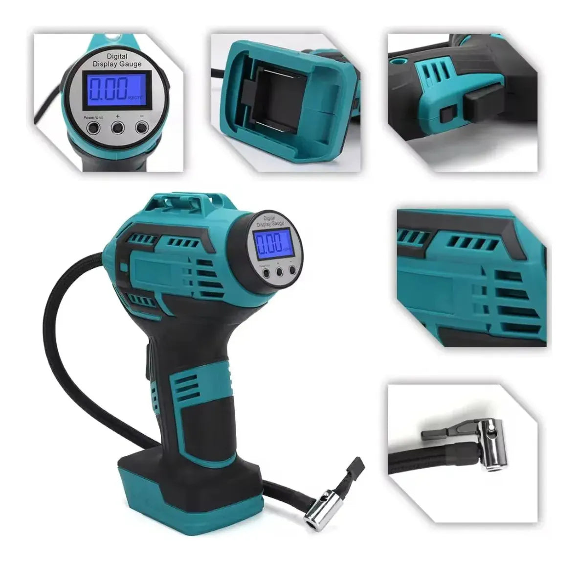 Compresor Aire Inalambrico + 2 baterias