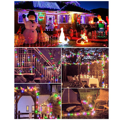 Guirnalda Luces LED RGB Hadas Solar 30mts