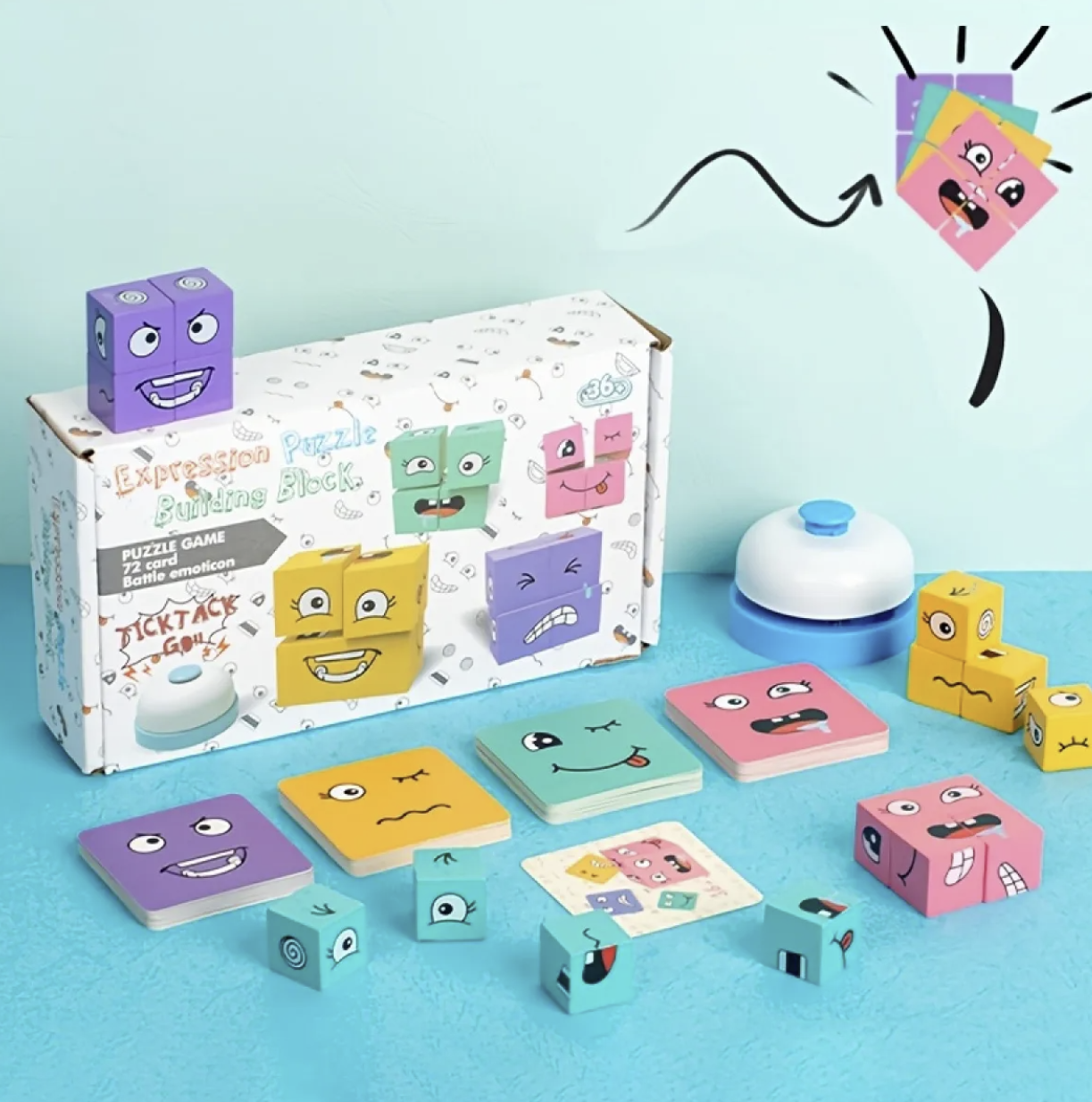 JUEGO DE EXPRESIONES PEQUEÑO CON TIMBRE