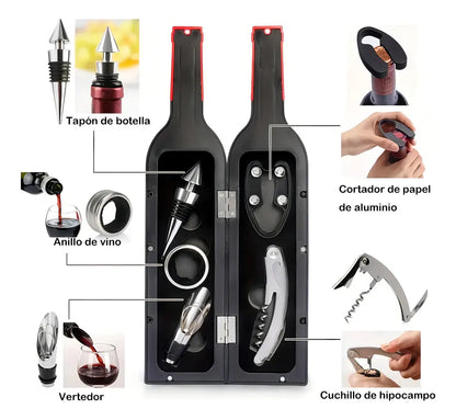 Juego descorche de vino