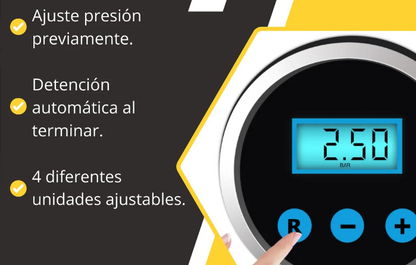 Compresor De Aire Portátil Digital