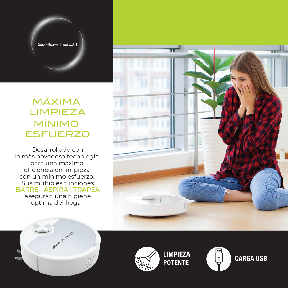 Smart Bot Robot de Limpieza Inteligente