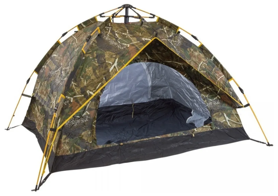 Carpa camping 4 persona camuflaje playa