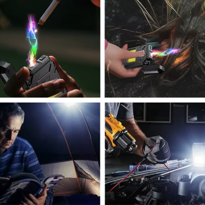 Linterna y Encendedor Llavero X7 usb