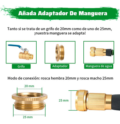 Manguera De Jardín Expandible 30 Metros