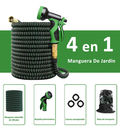 Manguera De Jardín Expandible 30 Metros