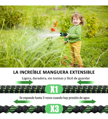 Manguera De Jardín Expandible 30 Metros