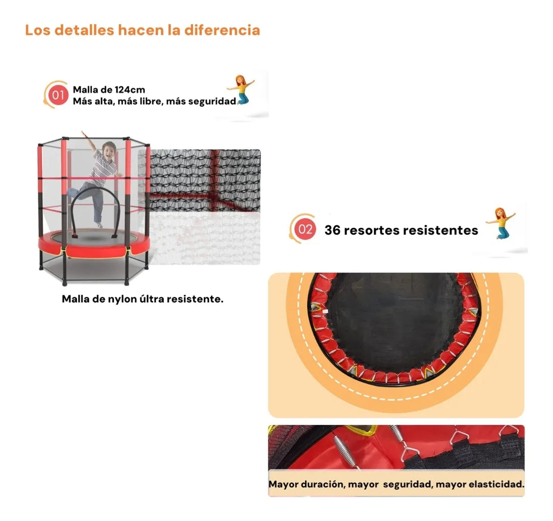 Cama Elástica Pequeña Para Niño