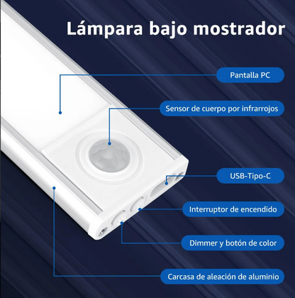Luz led closet cocina con sensor 30CM