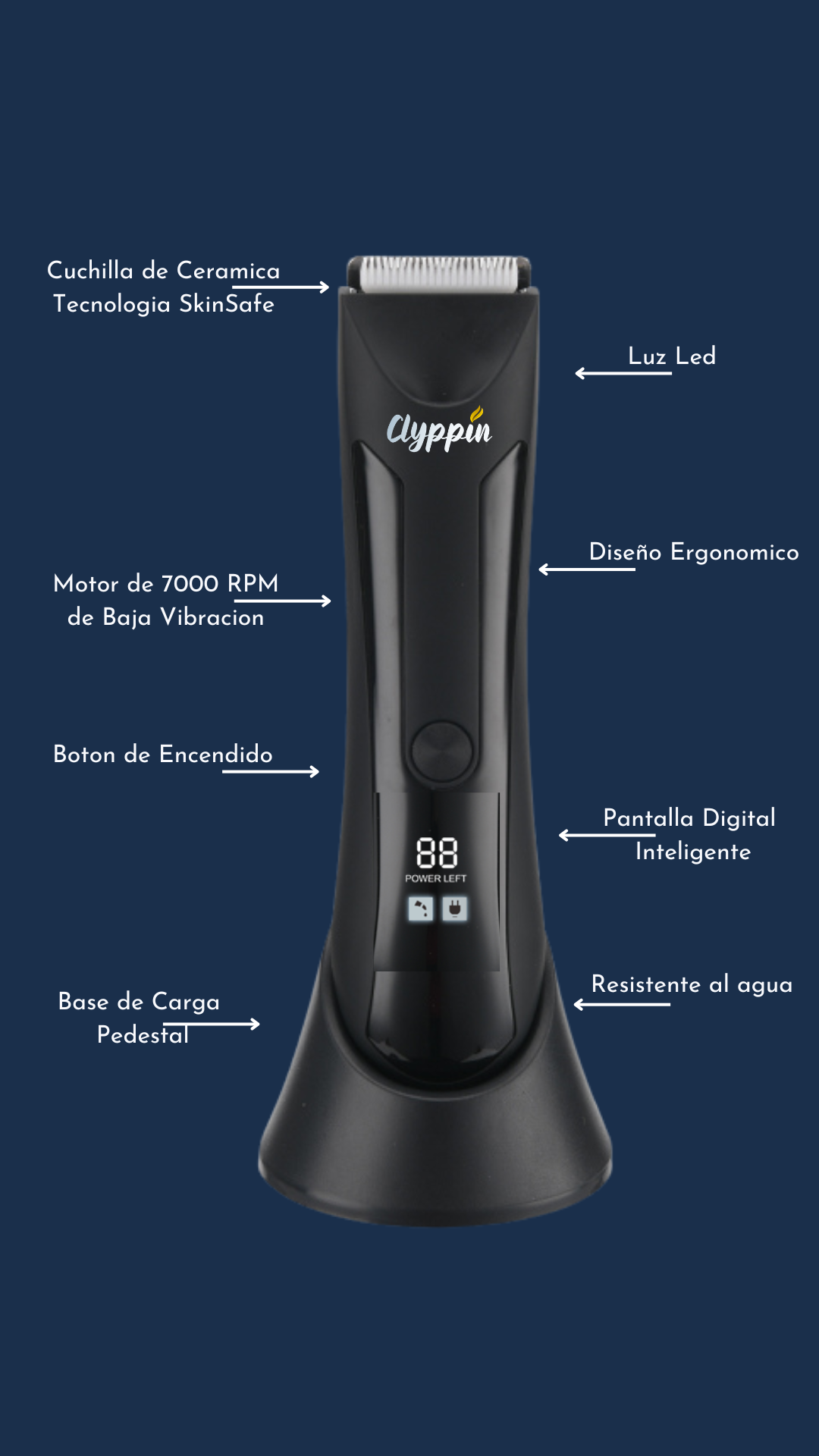 Rasuradora Masculina a prueba de Agua