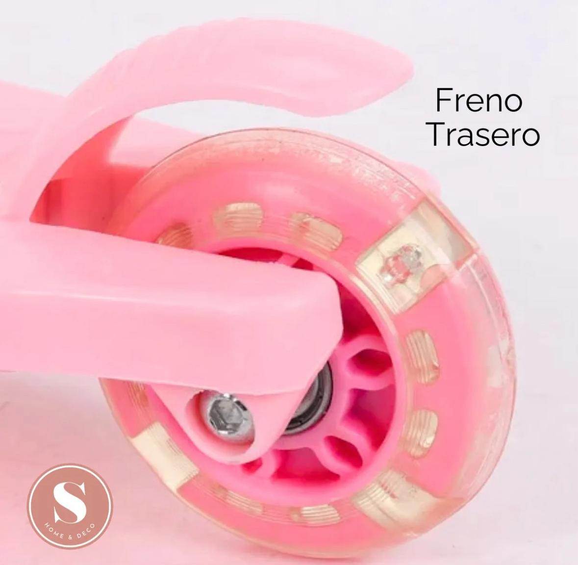 Scooter Monopatin Plegable De 3 Ruedas