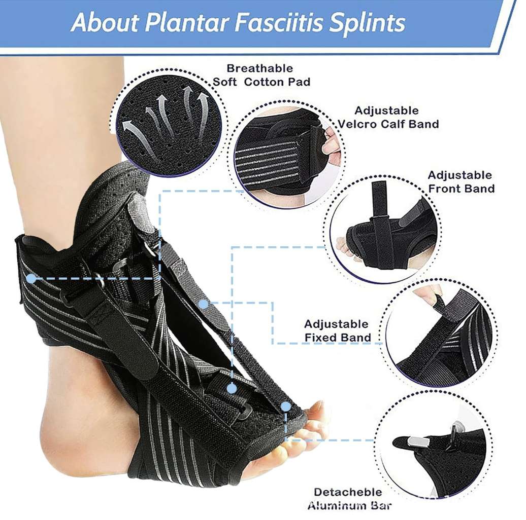 Férula nocturna para fascitis plantar
